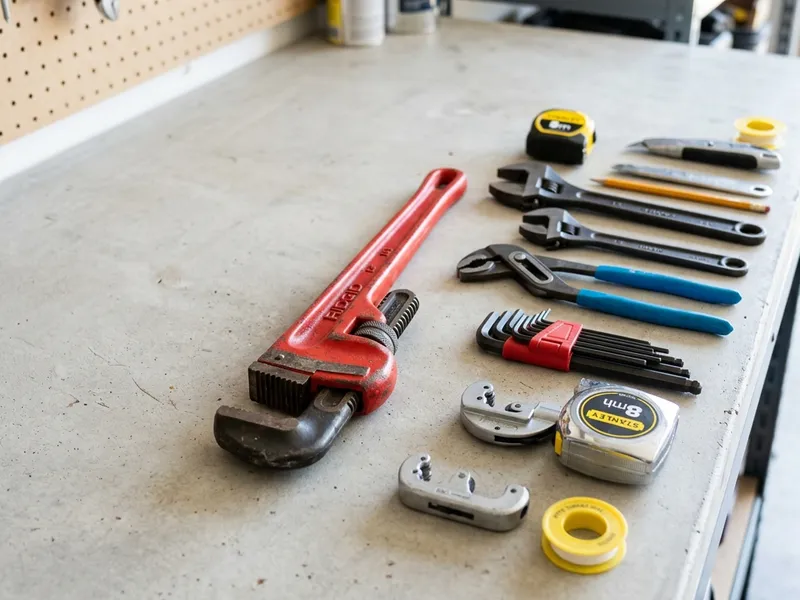 Professional plumbers in Livingston, IL equipped with top-tier tools for residential and commercial plumbing services.